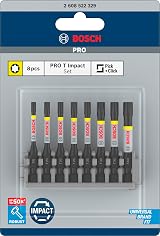 Bosch 8X PRO Torx Impact Bit 170x120 mm 1/4" Hex T15-T40 8 pcs view 2