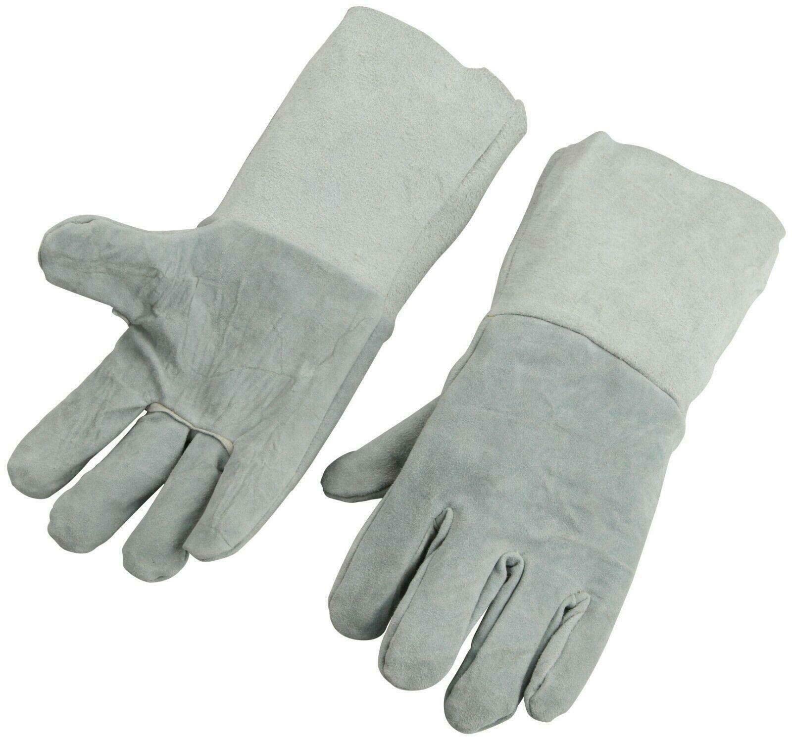 TOOLSTEK Wokin Welding Gloves Cow Split Leather, Heat & Fire Resistant, TIG Welding Gloves, Perfect for Gardening, Soldering, Metal Handling