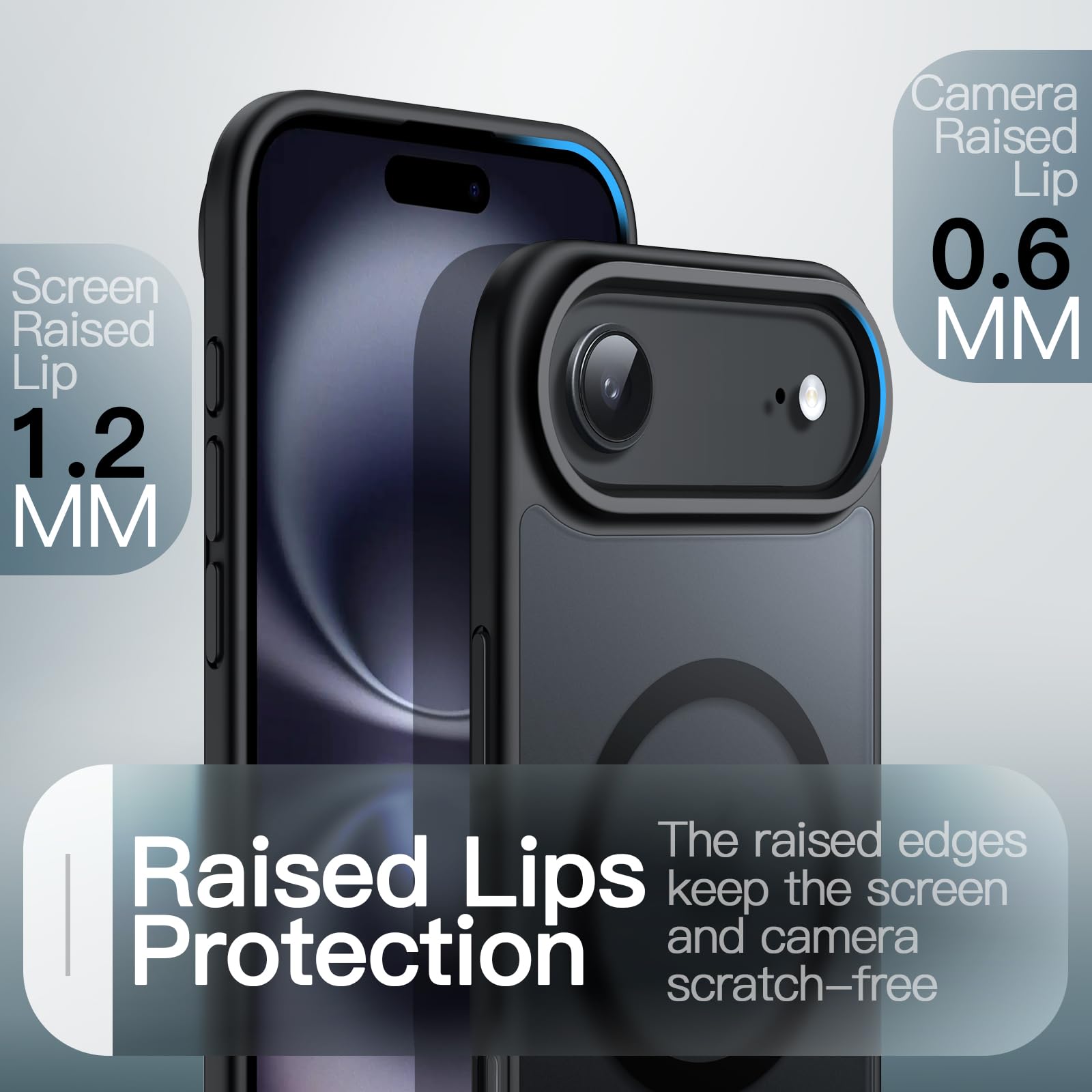 Magnetic Case for iPhone 17 Air Compatible with MagSafe, 6.5-Inch Display