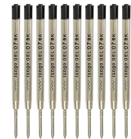 Amazon 最新版 互換 Parker ゲルインク ボールペン 替芯 金属製 G2 リフィル パーカー ジェットストリームプライム ペリカン ファイバーカステル ロットリング ロメオ ビスコンティ モンテグラッパ モンテベルデ アウロラ ステッドラー デルタ フィッシャー Kaweco