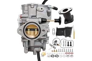 laffoonparts YFM350 Carburetor Replacement for Yamaha 1987-1990 & 1992-1995 Moto-4 350 YFM350/1987-2004 With Intake Manifold 