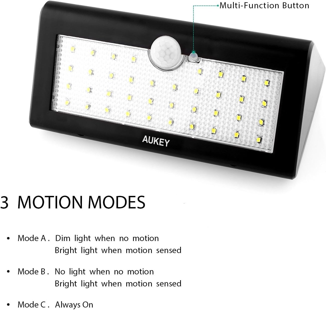 aukey solar lights