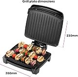 George Foreman Immersa Medium Electric Grill Removable Control Panel view 5