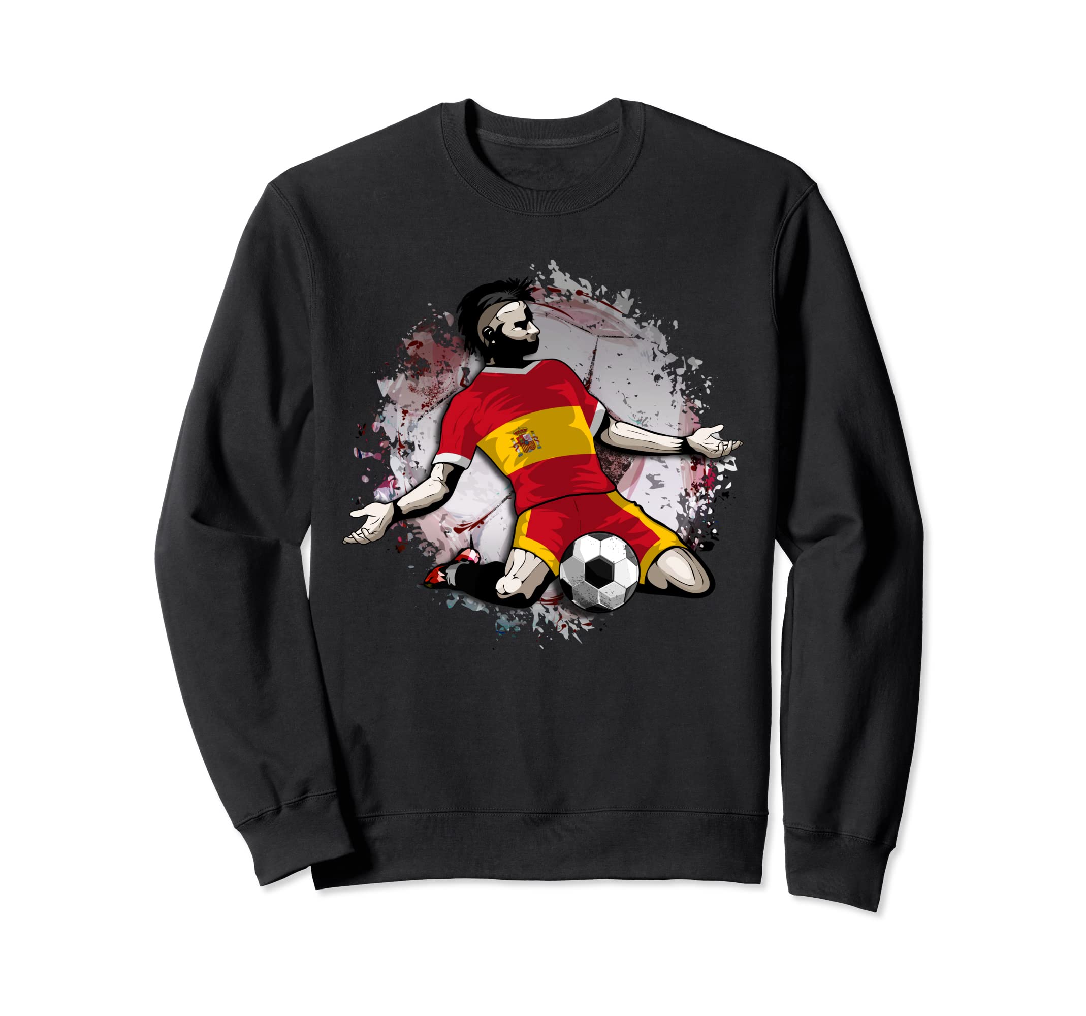 Spain Soccer Spanish National Flag Football Lovers Design Sweatshirt