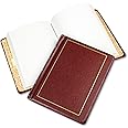 Wilson Jones Minute Book, Binder Only, Letter Size, 250 Page Capacity, Imitation Leather, Red (W396-11)