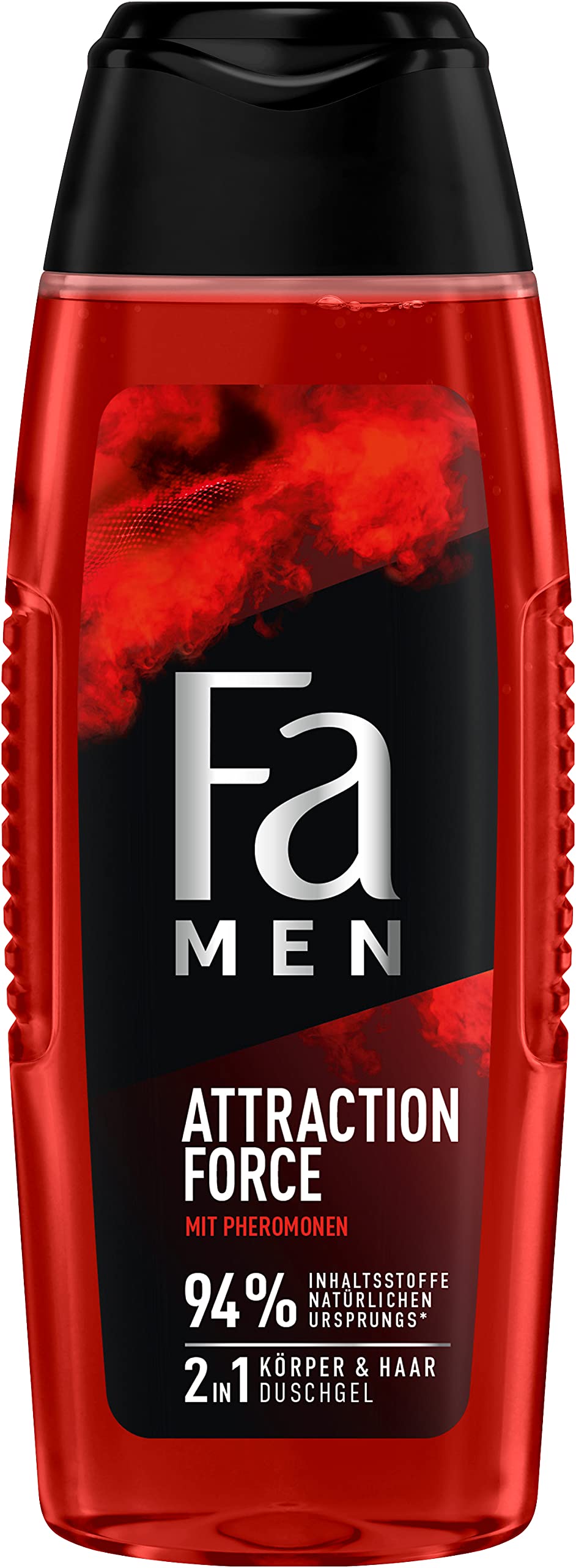 Fa Men 2-in-1 Body & Hair Shower Gel Attraction Force with Refreshing Fragrance of Bergamot & Lime, 250 ml