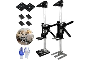 SauHandi Labor Saving Arm Jack,2 Pack Hand Lifting Jack Tool Load Bearing 460 LB,15.5 Inch Arm Tool Lift,Furniture Lifter Jack Suitable for Door,Window Lifting,Wall Tile Locator,Cabinet Jack etc.