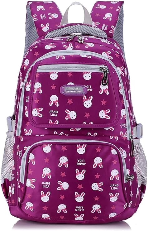 Amazon Co Jp Jsy レッスンバッグ 小学生ランドセルのために女の子と女の子の軽量 大容量防水バックパックのために女の子 リュックサック Color Purple ホーム キッチン