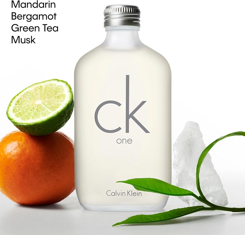 CK ONE Eau de Toilette unisex | Fragancia unisex con notas de bergamota, cardamomo y té verde | 300 ml