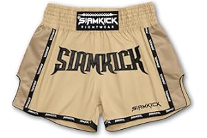SIAMKICK Elite Muay Thai Shorts for Men Women Boxing Kickboxing High Grade MMA Fight Clothing Training Workout Trunks