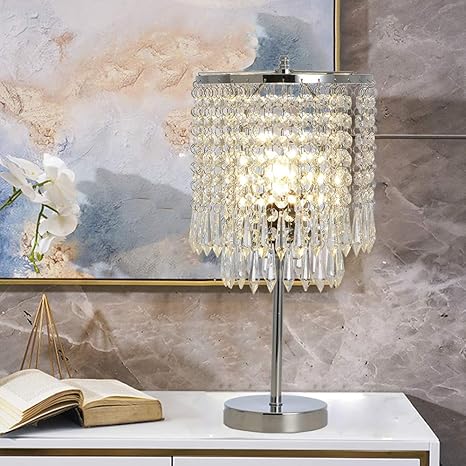 Stunning Chrome Nightstand Lamps Pictures