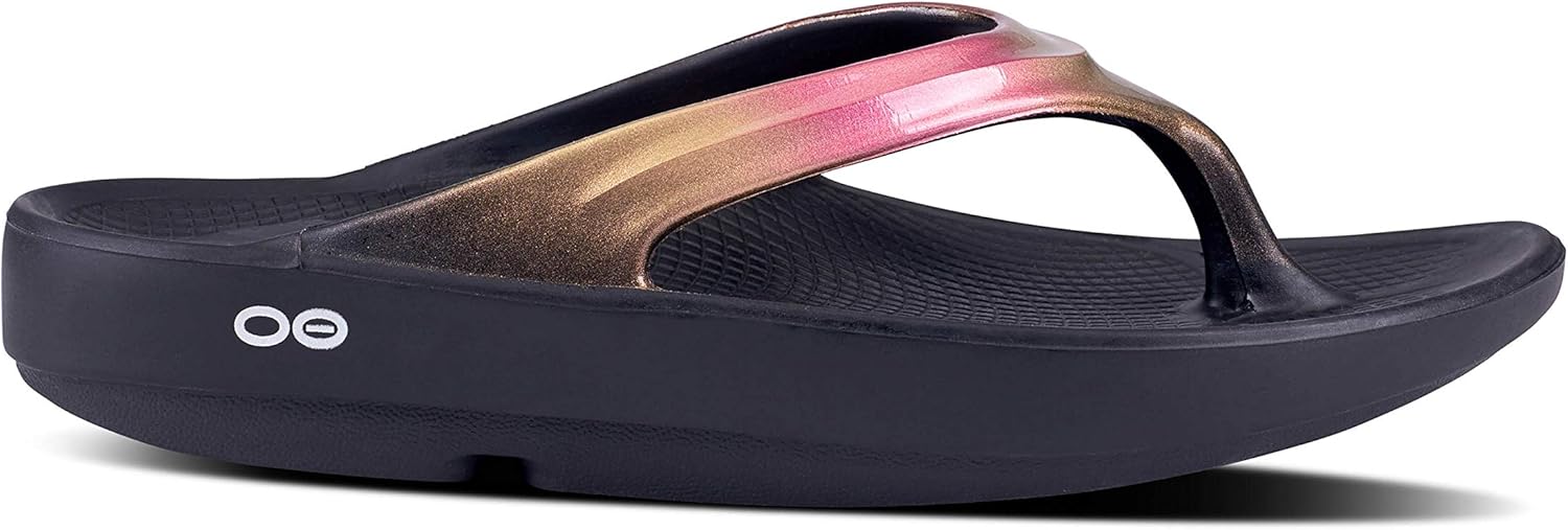 Amazon.com | OOFOS - Women's OOlala - Post Exercise Active Sport Recovery Thong Sandal - Rose 