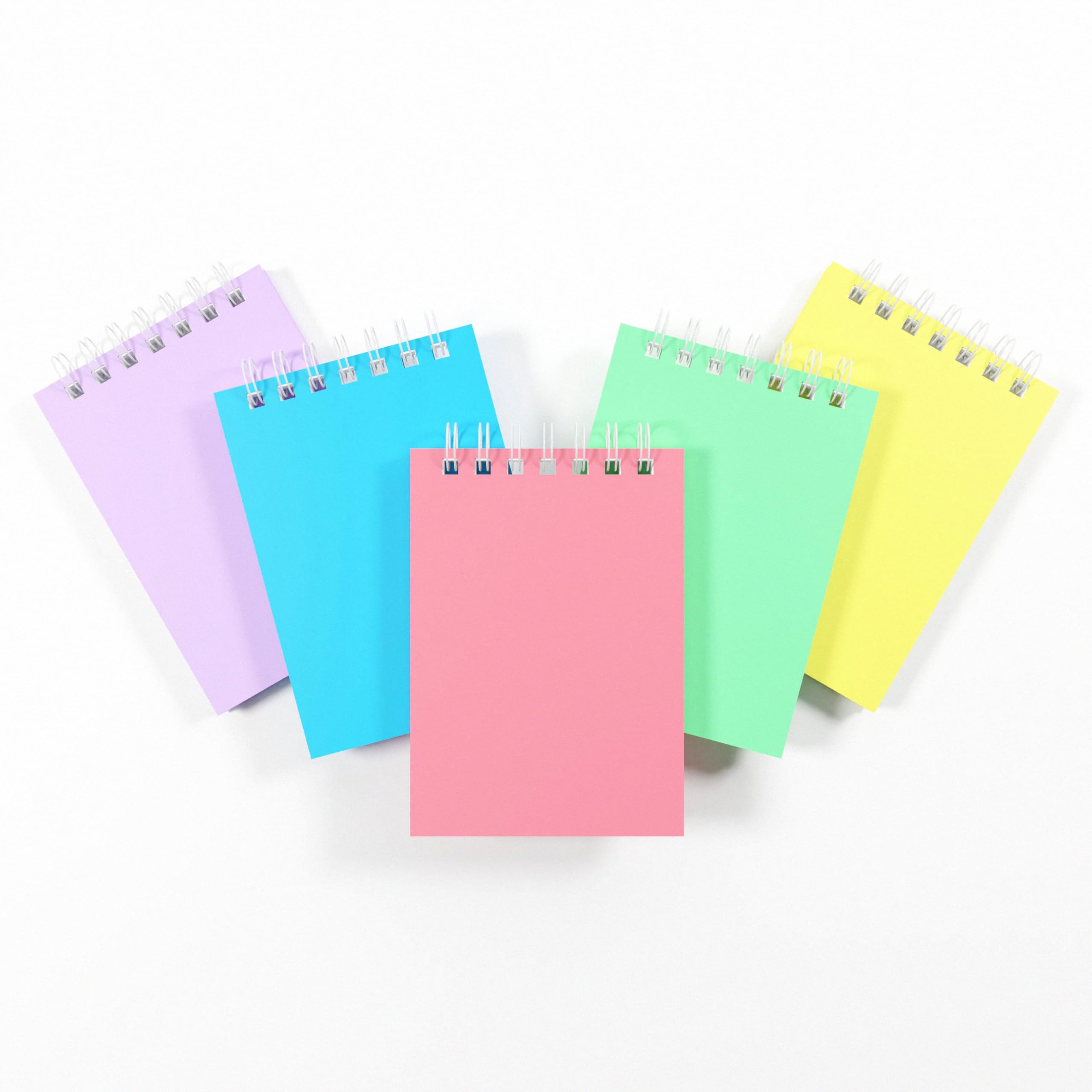 Silvine 160 Page A7 Wirebound Notebooks with Durable Wipe Clean Covers [Assorted Pack of 20],POLYA7AC