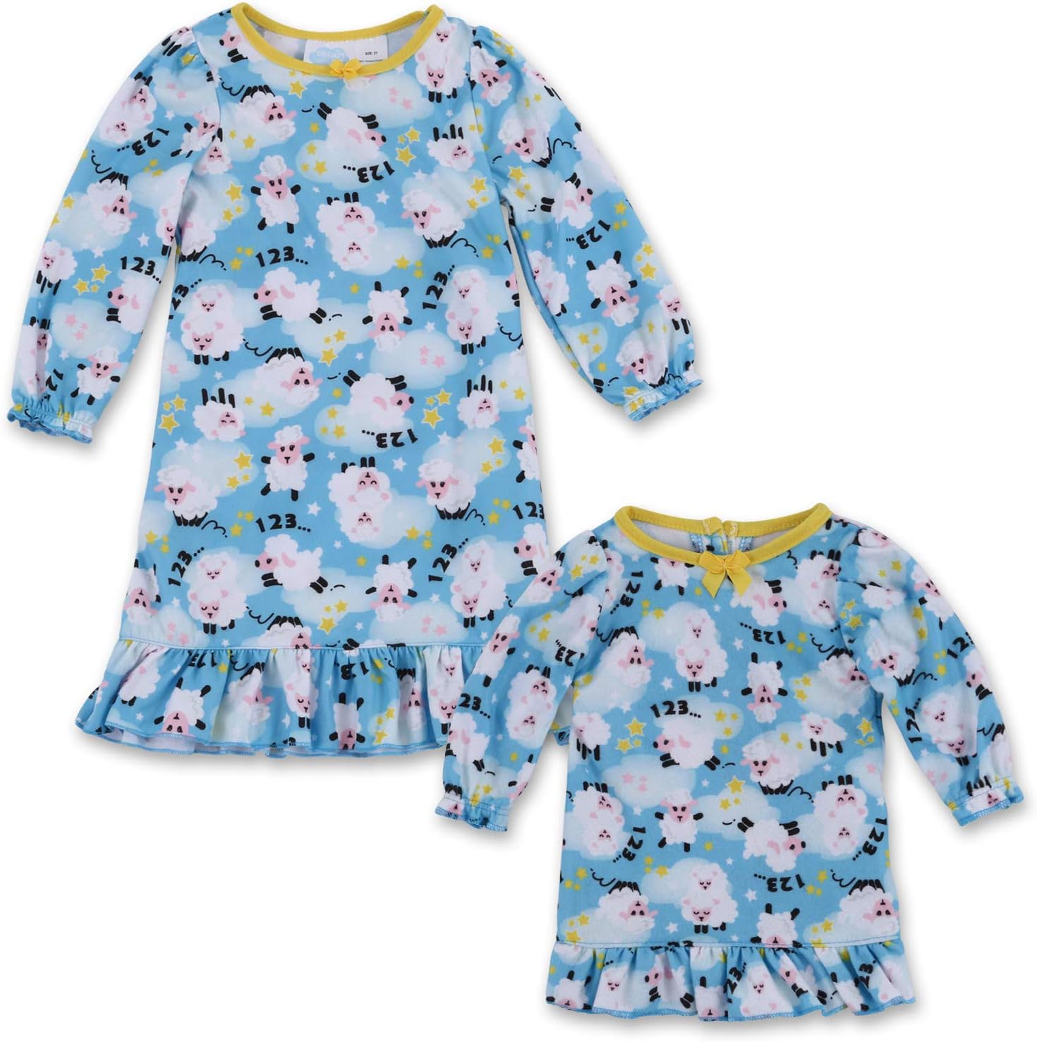 Dream with Me Matching Doll Pajamas for Girls and 18 Inch Dolls