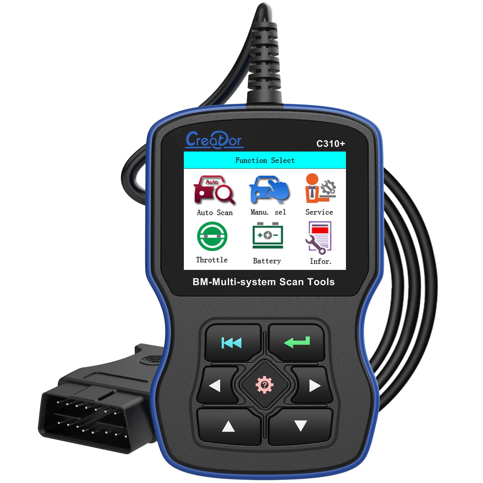 Creator C310+ Code Reader C310 Multi System Scan Tool Compatible for Diagnostic Tool
