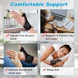 Fasola Thumb Brace Reversible Spica Splint Left Right Hand Breathable view 7