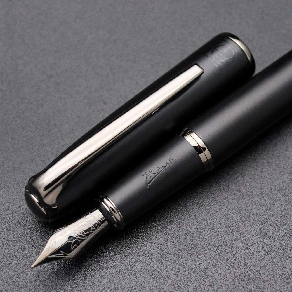 czxwyst Picasso 916 Malage Fountain Pen Original Packaging (Sunset Grey, Extra Fine Nib 0.38 mm)