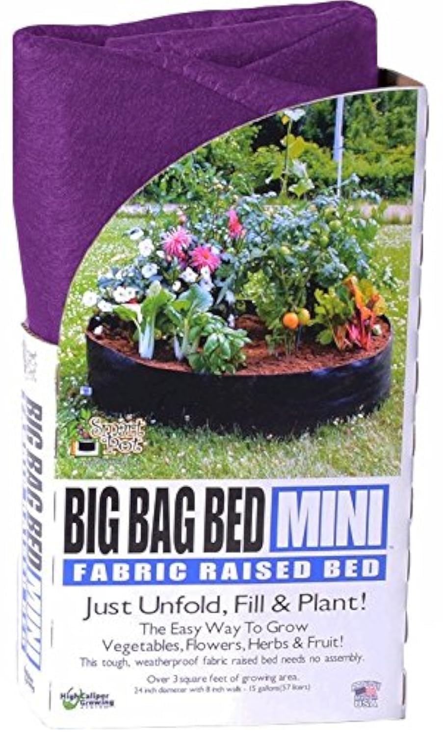 Smart Pots Fabric Pot, Purple, Mini