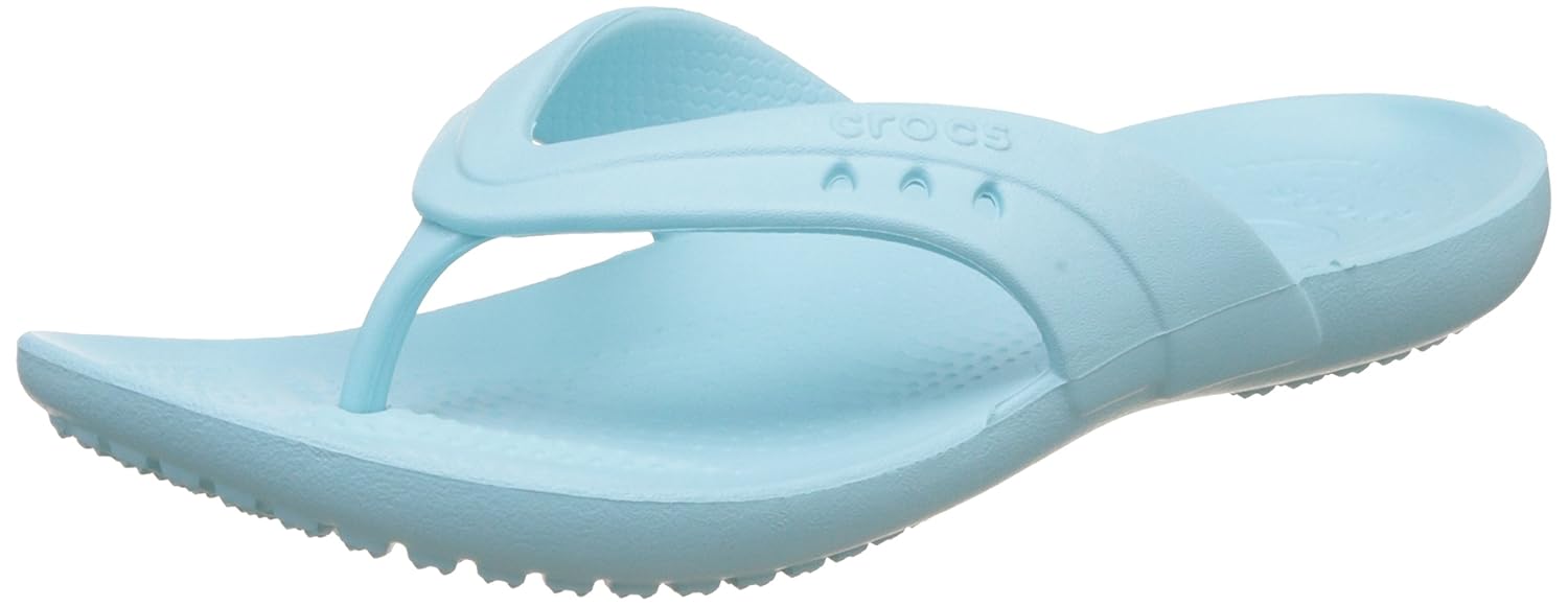 crocs Women's Ice Blue FlipFlops and House Slippers W8 Buy Online
