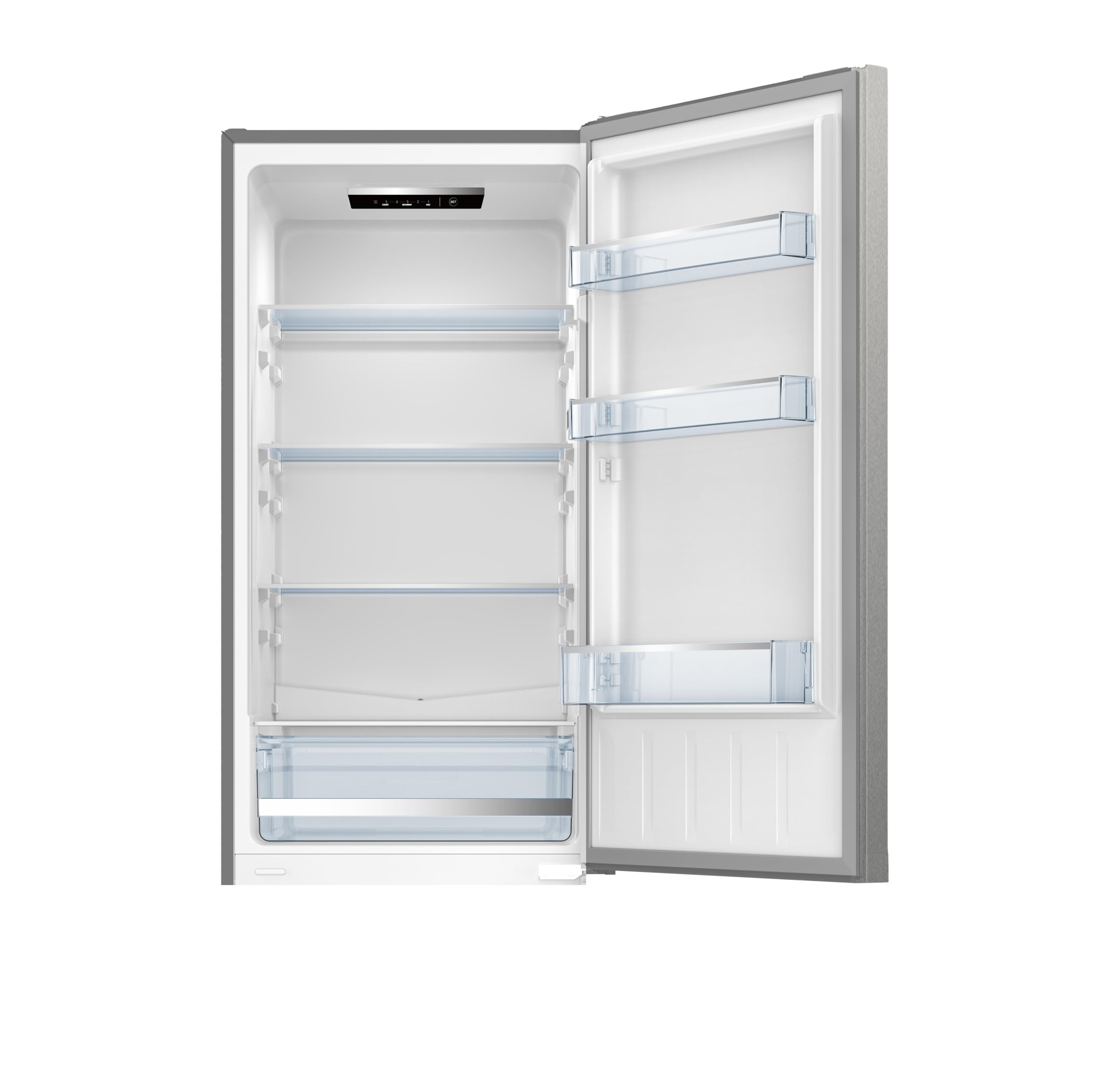 Beko B3RCSO255XB freistehende Kühl/-Gefrierkombination, 262 l Nettovolumen, 187 l Kühlen, 75 l Gefrieren, MinFrost, Supergefrierfunktion, 3 Gefrierschubladen, Inox 4