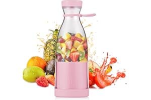 Portable ni Electric Blender 300ml Juicer Cup 6 s for Smoothie lkshake Juice Food Built-in Recharable Battery for Travel Spor