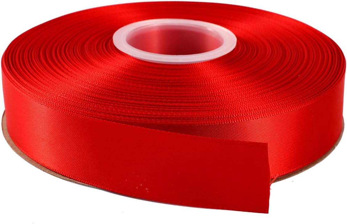 ITIsparkle 25mm Width (1") Double Faced Satin Ribbon 45 Meters (Full