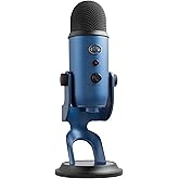 Blue Yeti USB Microphone - Midnight Blue (Renewed)
