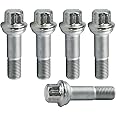 Bapmic 0009905407 Wheel Lug Nuts Bolt Stainless Steel Compatible with Mercedes Benz ML500 S550 CL63 ML350 GLK350 CL500 GL450 (Pack of 5)