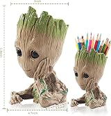 Newthinking Groot Plant Pot Cartoon Baby Groot with Drainage Hole 7.6x12x15cm view 5