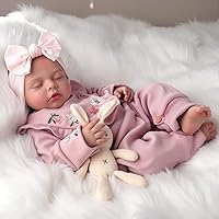 BABESIDE Lifelike Reborn Baby Dolls - 20 Inch Realistic Newborn Baby Doll Sleeping Real Life Baby Dolls Girls with Gift Box f
