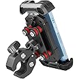 Tounee Bike Phone Mount Holder with Dual Vibration Dampener - Quick Release Handlebar Clip for Bicycle/Cycling, Upgraded Anti