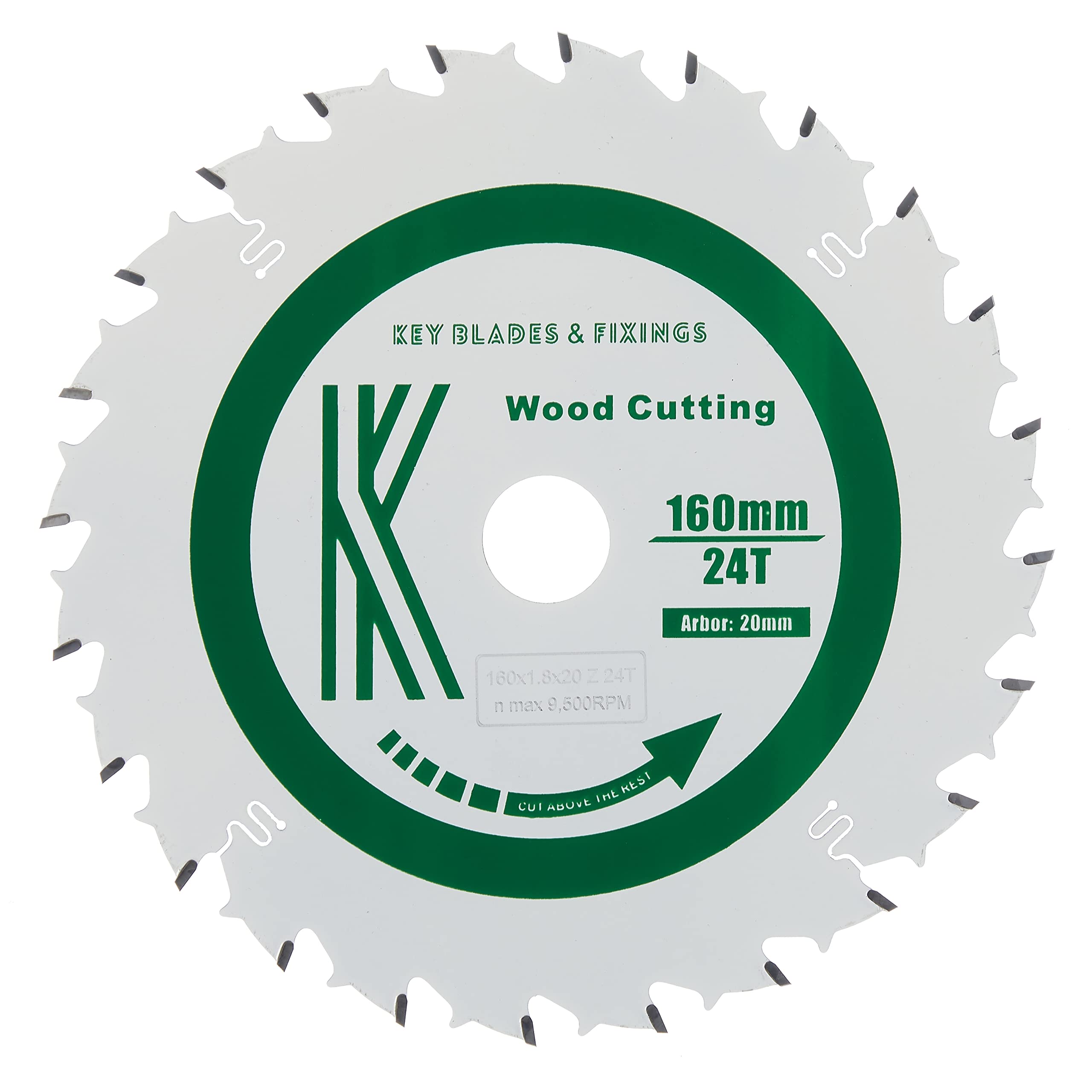 2102 Key blades and fixings 160mm x 20mm x 1.8mm 24 Tooth Saw Blade HKC55 HK55 HK HKC fitmen Teflon Coated Professional Quality Saw Blade Best for Quality and Price