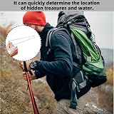 Nuqin 2 Pack Dowsing Rods Copper Stainless Steel Water Detection Adjustable view 4
