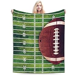Football Sofa Throw Blanket Flannel Super Soft Warm