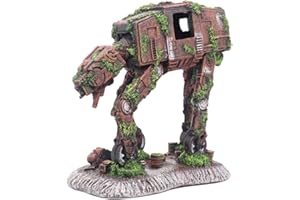 Ulifery Robot Cool Walking Land Tank Aquarium Ornament Alien Fish Tank Decorations for Betta Large