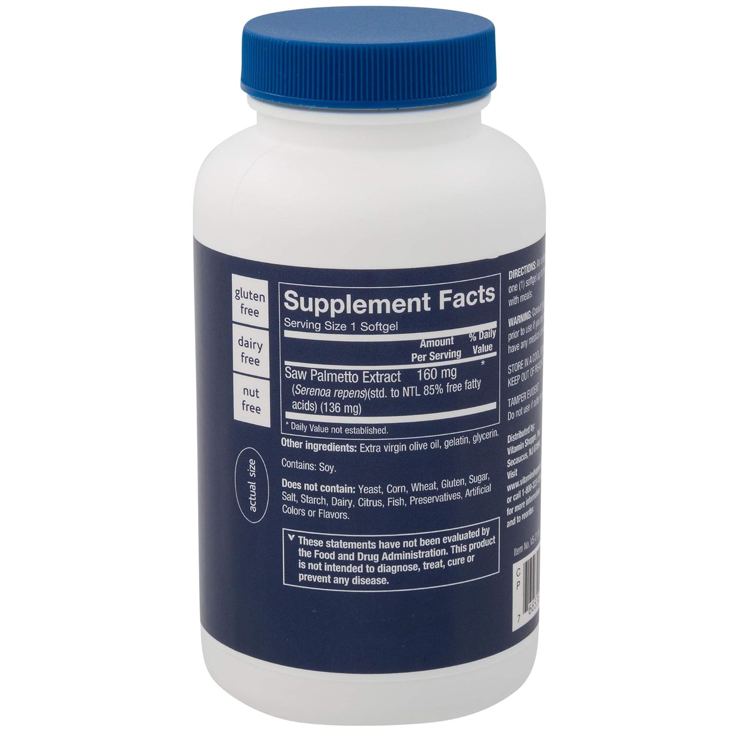 Saw Palmetto Extract 160mg, Supplement for Prostate Health Easy to