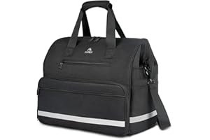 MATEIN Medical Bag, Large Water-Resistant First Aid Bags with Many Pocktets for Nursing, Portable Clinical Home Health Bag Do