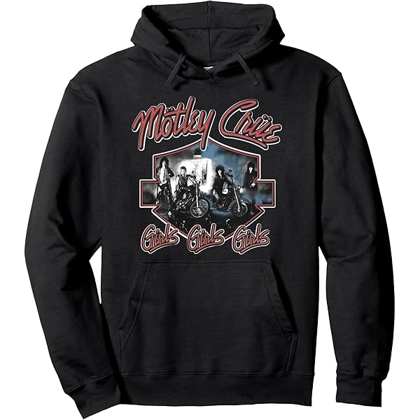 Amazon.com: Mötley Crüe 81 Too Fast For Love Group Grid Pullover