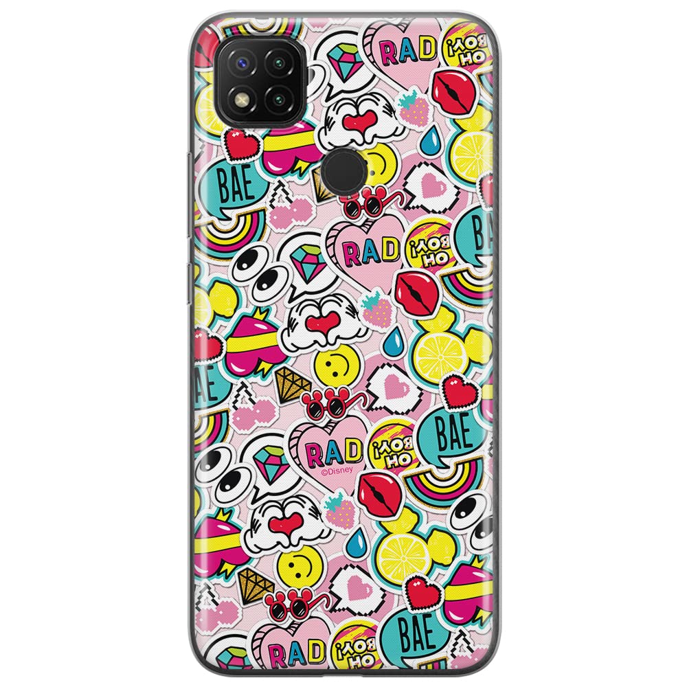 ERT GROUP mobile phone case for Xiaomi REDMI 9C original and officially Licensed Disney pattern Mickey & Minnie 014 optimally adapted to the shape of the mobile phone, case made of TPU