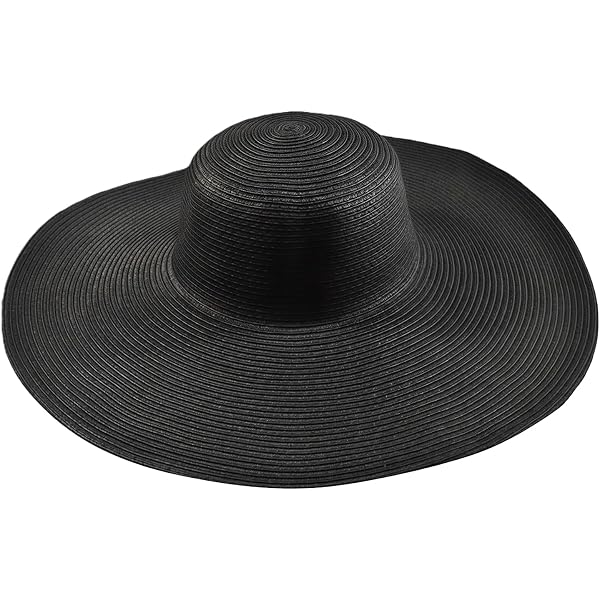 Amazon.com: Women Girls Large Brimmed Garden Beach Big  display picture 3