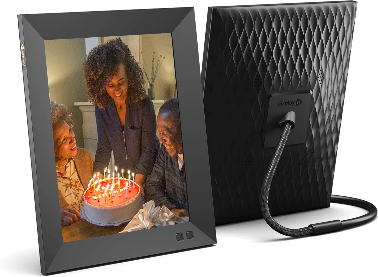Nixplay 2K Smart Digital Picture Frame 9.7 Inch, Share Moments Instantly via App or E-Mail : Camera & Photo