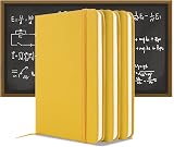 Lefute A6 Notebooks Pocket Notebook Hardback 160 Pages Yellow PU Leather view 5