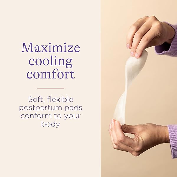 LANSINOH POSTPARTUM COOLING PADS, PERINEAL ICE PACKS, 12 COUNT, WITCH HAZEL PADS FOR POSTPARTUM CARE, PADSICLES WITH COOLING AND COMFORTING ALOE VERA