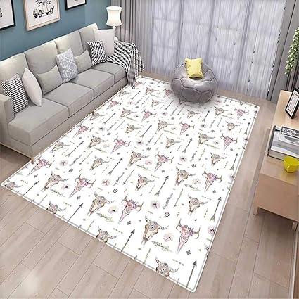 Amazon Com Arrow Decor Area Rugs For Bedroom Boho Pattern Artwork