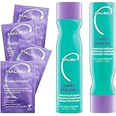 Malibu C Blondes Collection - Blonde Shampoo and Conditioner Set - Protects and Preserves Color Vibrancy + Infuses Moisture with Enhanced Vitamin Complex - Sulfate-Free Hair Care