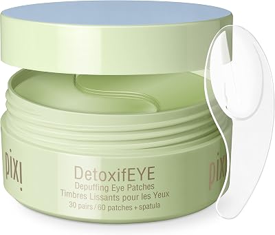 Pixi DetoxifEYE Hydrating Hydrogel Under-Eye Patches 60 Patches 30 Pairs
