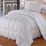 Amazon.com: Natural Comfort Classic White Goose Feather ...