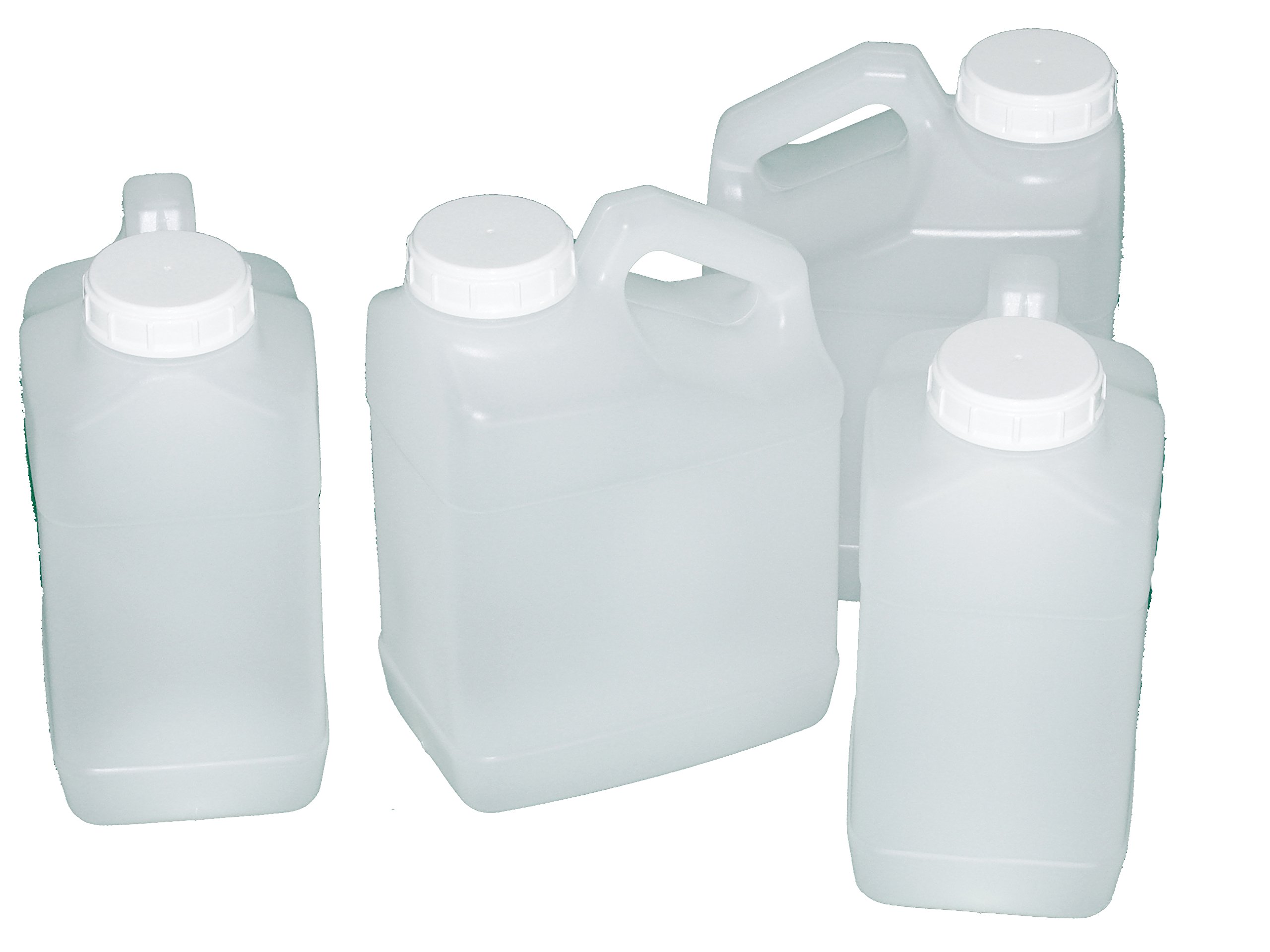Jug, 1 Gallon, Wide Mouth, FStyle, plastic, natural color, Pack of 4