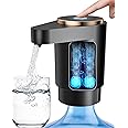 Water Dispenser Pump Water Pump for 5 Gallon Bottles, USB Rechargeable Water Bottle Pump, Portable Water Jug Dispenser for Ho
