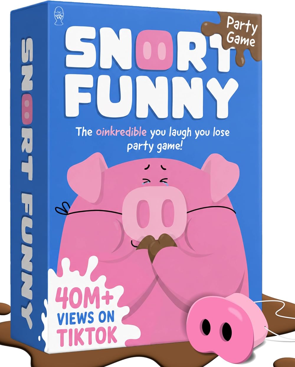 Lucky Egg Snort Funny Award-Winning Party Game for Kids & Adults